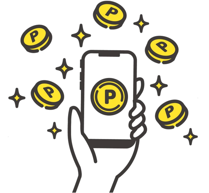 神ゲーポイントでポイントを貯めるイメージ