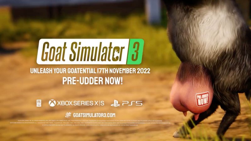 ゴートシミュレーター3 の発売日は22年11月17日 対応ハードと最新情報 神ゲー攻略 ゴートシミュレーター3 の発売日は22年11月17日 対応ハードと最新情報 神ゲー攻略