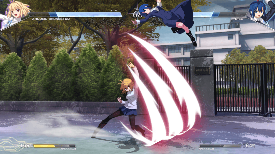 『MELTY BLOOD TWI-LUMINA』バトルシーン2