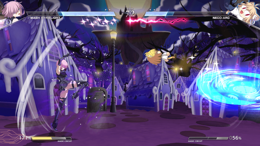 『MELTY BLOOD TWI-LUMINA』バトルシーン5
