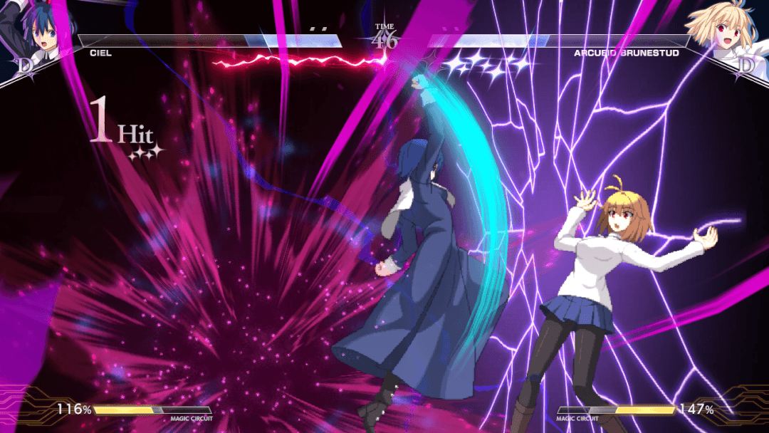 『MELTY BLOOD TWI-LUMINA』バトルシーン6
