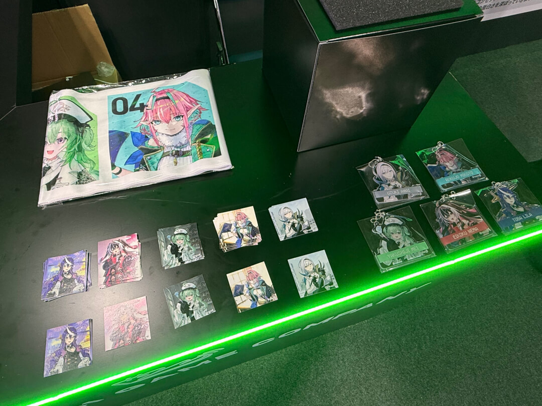 ウラロジカンパニー 公式Xキャンペーン グッズ展示