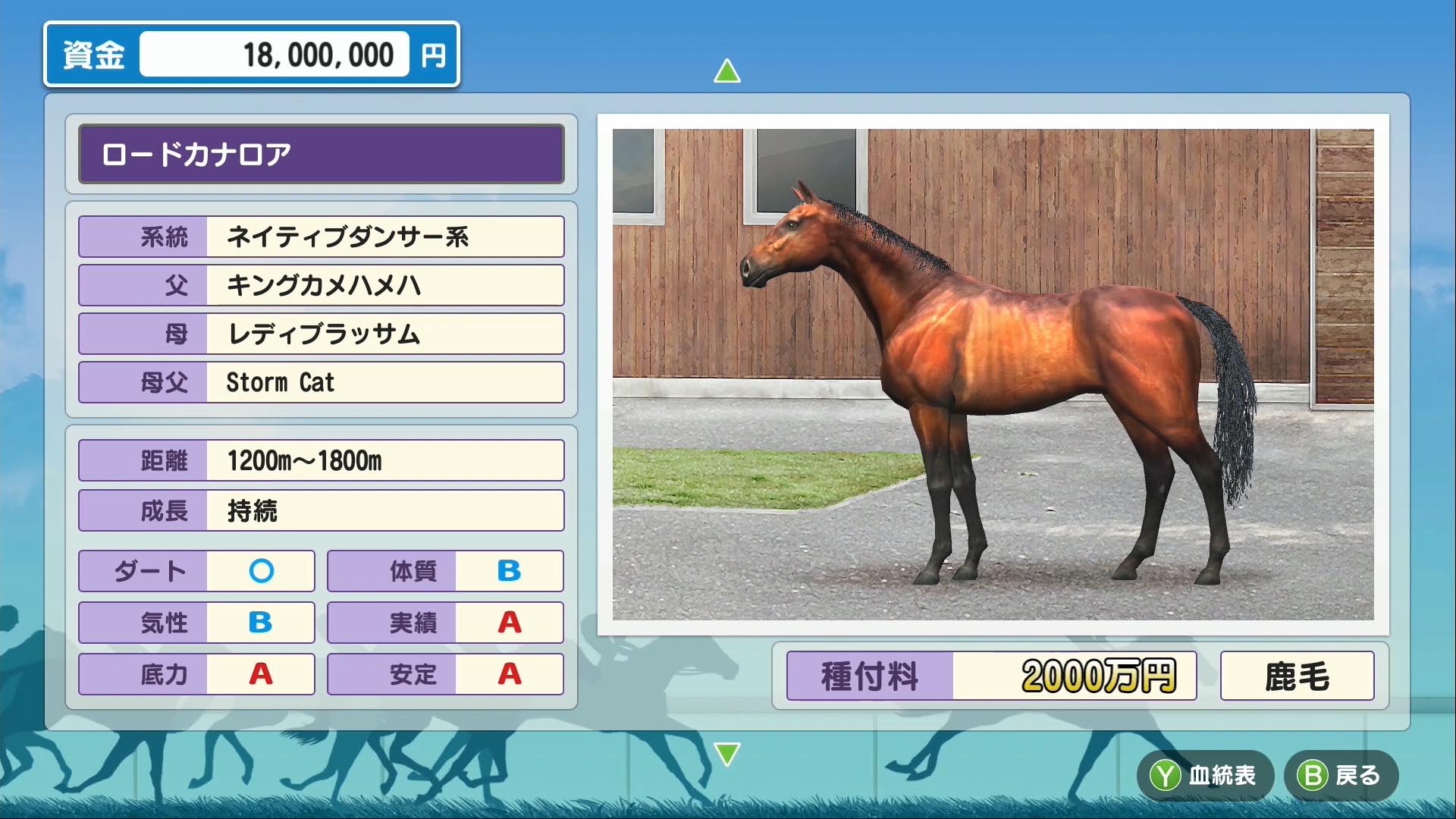 ダービースタリオン ロードカナロア